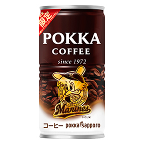 ポッカコーヒーオリジナル 千葉ロッテマリーンズ 190g缶