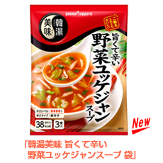 韓湯美味 旨くて辛い野菜ユッケジャンスープ 袋