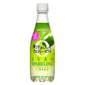 ZERO SPARKLINGライム（ゼロ スパークリングライム）410mlPET