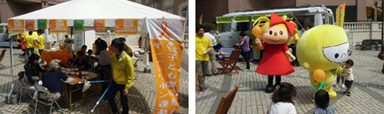 9月13日、サッポログループ主催「恵比寿麦酒祭り」でのイベント支援