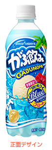 がぶ飲み ブルーハワイフロート 500mlPET 正面デザイン