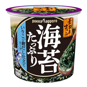 素材屋すうぷ 海苔たっぷり いりこと鰹だし仕立てスープ カップ