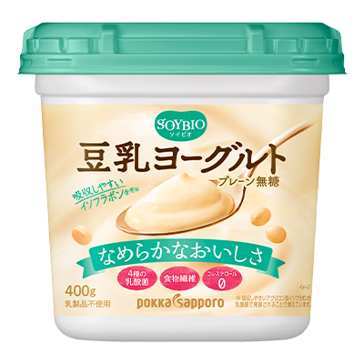 ソイビオ豆乳ヨーグルト プレーン無糖 400ｇカップ