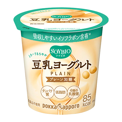 ソイビオ豆乳ヨーグルト プレーン加糖 100gカップ