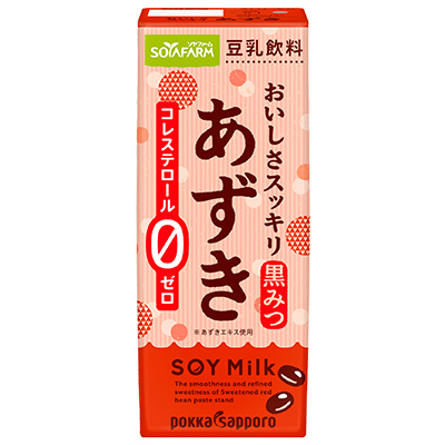 ソヤファーム おいしさスッキリあずき豆乳飲料