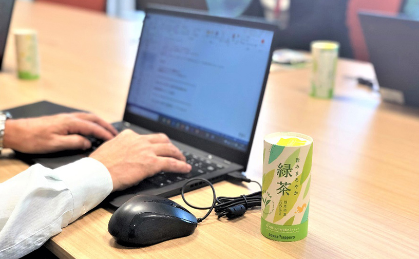会議時のカートカン使用(イメージ)