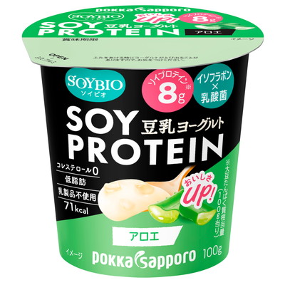 SOYBIO豆乳ヨーグルト SOYPROTEINアロエ