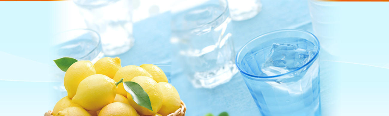 レモンでおいしく!硬水にレモン! イメージ