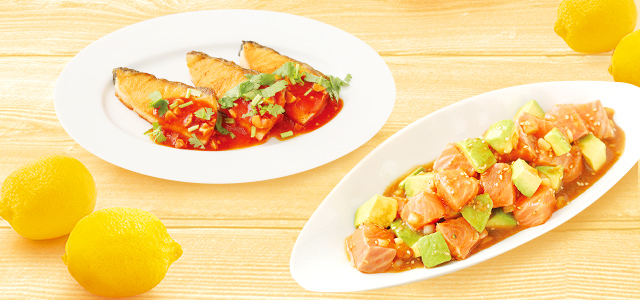 レモンでおいしく!サーモンにレモン! イメージ
