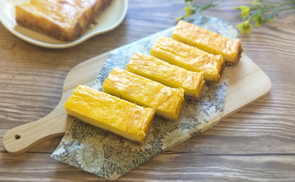 爽やかレモンベイクドチーズケーキ