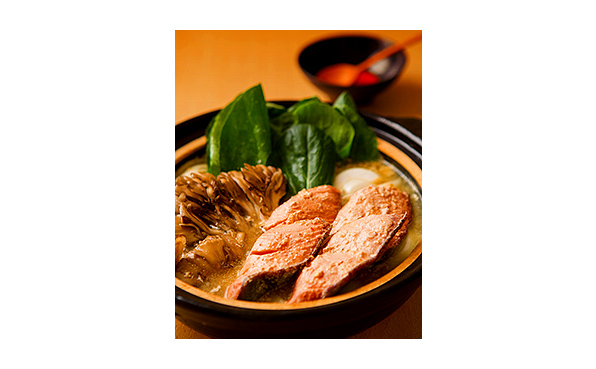 秋鮭とレモンの減塩怪味鍋