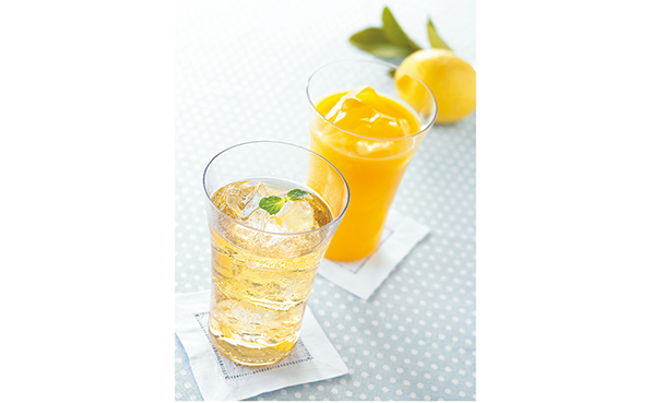 レモンの酢ソーダ