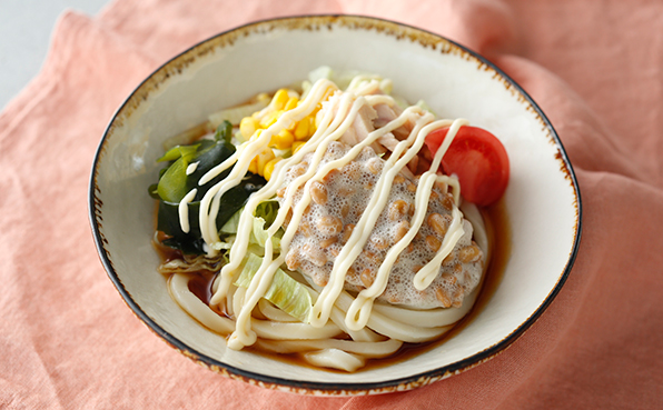 ふわとろ納豆うどん ポッカサッポロフード ビバレッジ