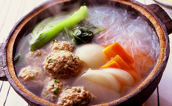 肉団子と春雨の鍋