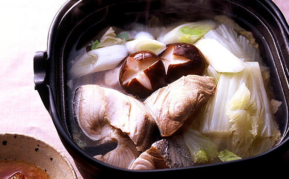 ぶりと白菜のシンプル鍋