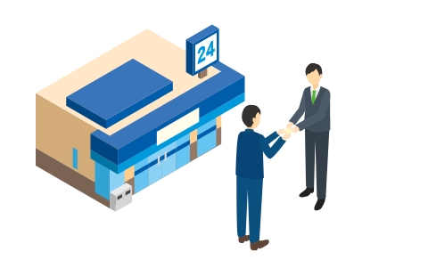 営業 家庭用営業 イメージイラスト