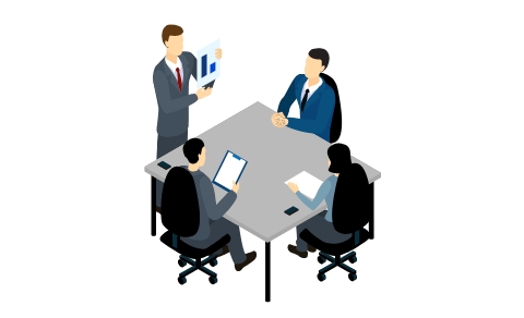 営業 業務用営業 イメージイラスト